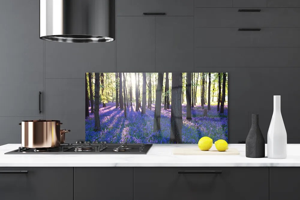 Szkło Ozdobne do Kuchni Gęsta Korona Drzew