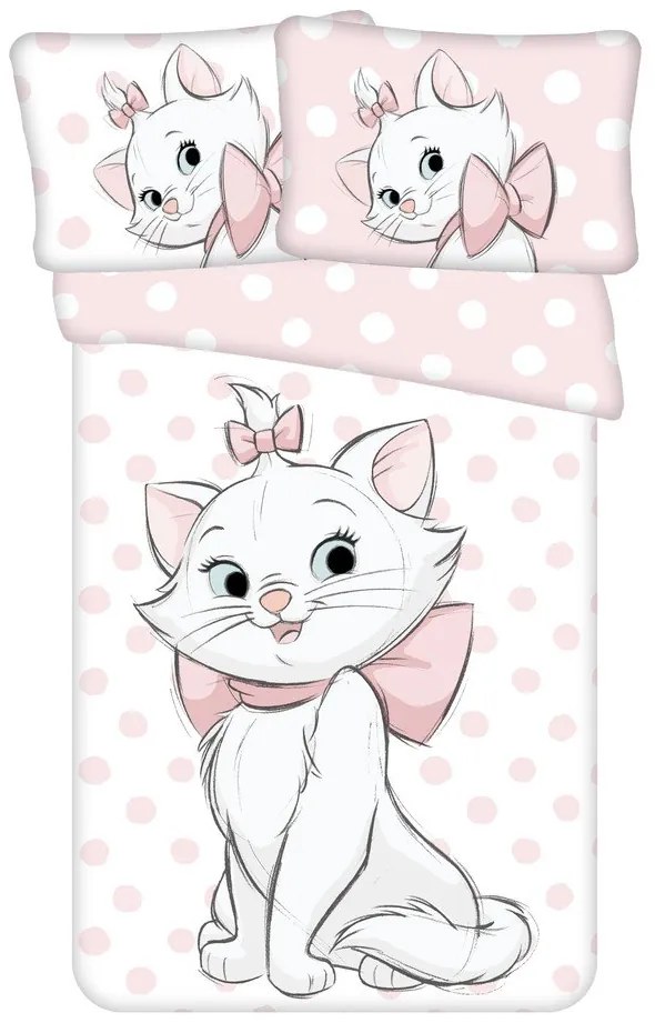 Bawełniana pościel dziecięca do łóżeczka 100x135 cm Marie Cat – Jerry Fabrics