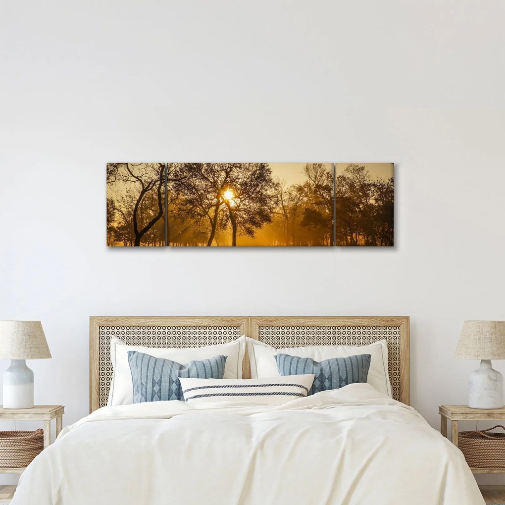 Obraz - Wschód słońca (170x50 cm)