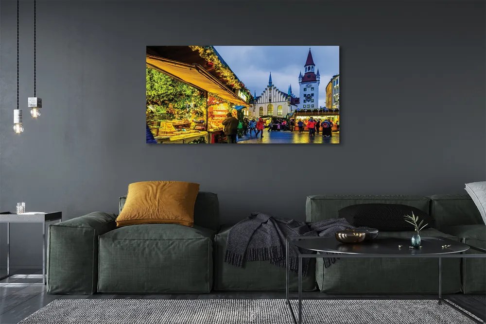 Zdjęcie na płótnie Świąteczny Rynek w Niemczech