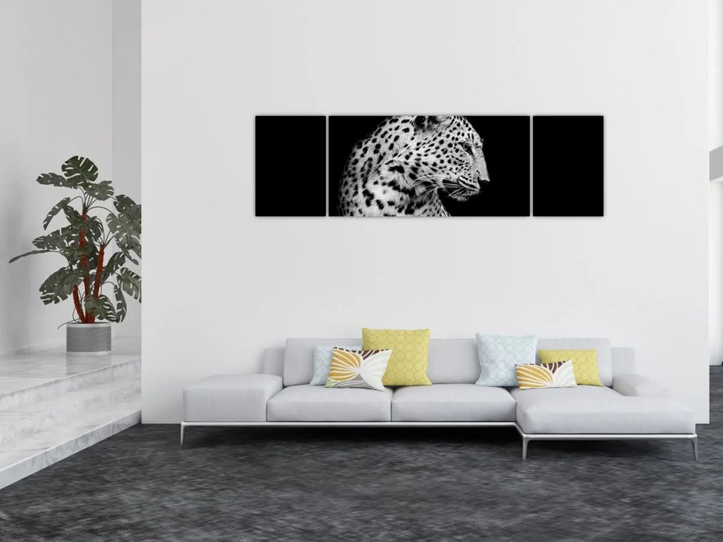 Obraz - Lampart (170x50 cm)