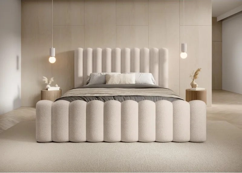 Łóżko Mona VII 180 w tkaninie Perfect Harmony 02