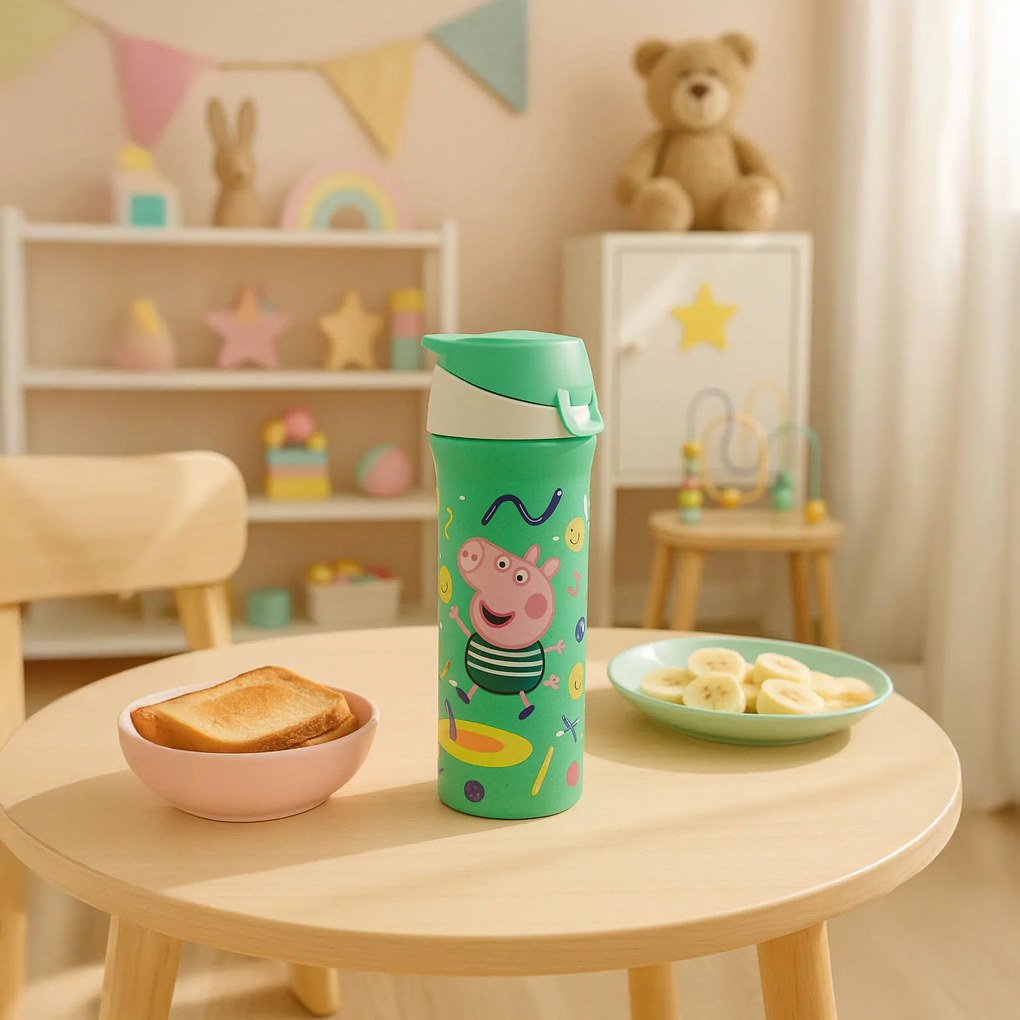 Bidon Świnka Peppa Pop, 500 ml, KOZIOL