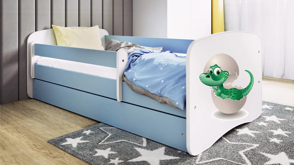 Łóżko dziecięce BABY DREAMS 140x70 mały dino KOCOT KIDS