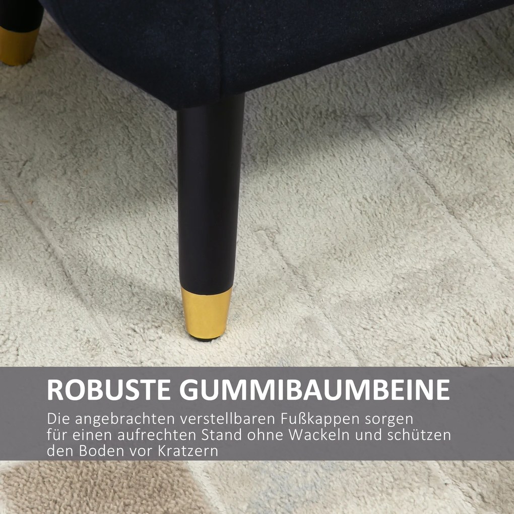 Luksusowa ławka HOMCOM 107 cm x 42 cm x 65 cm