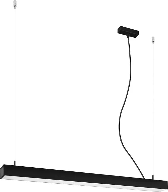 Czarna lampa wisząca z modułem LED 3000 K - 5X EX613 P4-H20