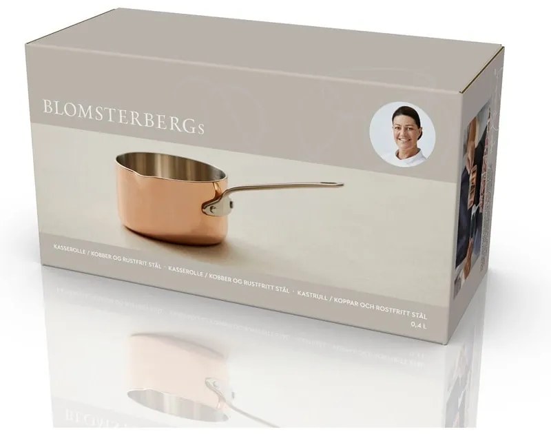 Rondel ze stali nierdzewnej/miedziany 400 ml – Blomsterbergs