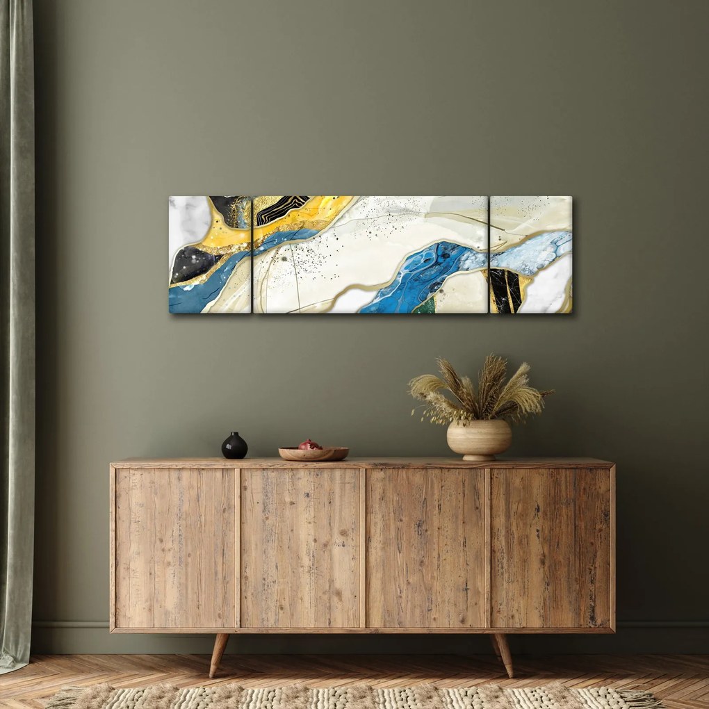 Obraz - Kolorowy marmur (170x50 cm)