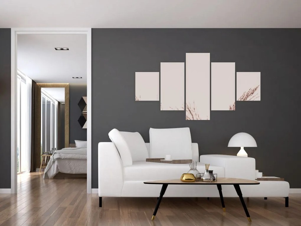 Obraz - Suszona trawa (125x70 cm)