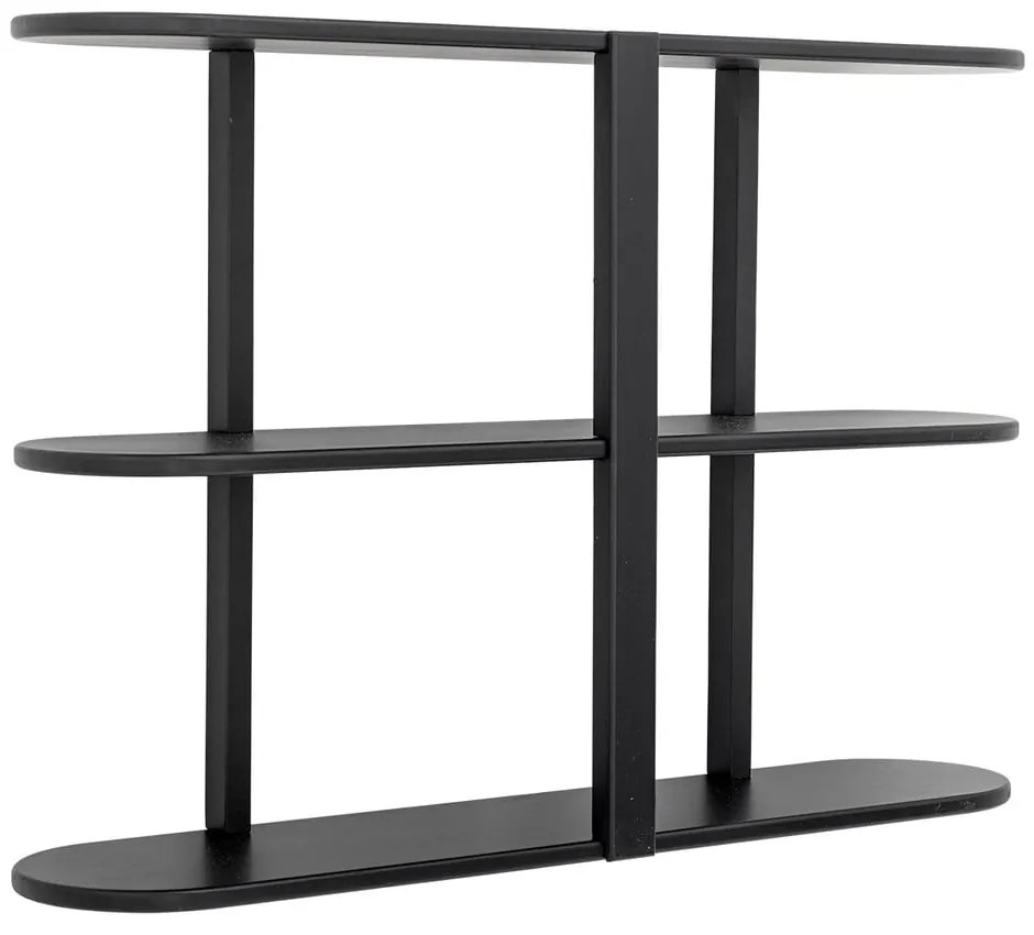 Czarna wielopoziomowa półka 80 cm Vicente – Bloomingville