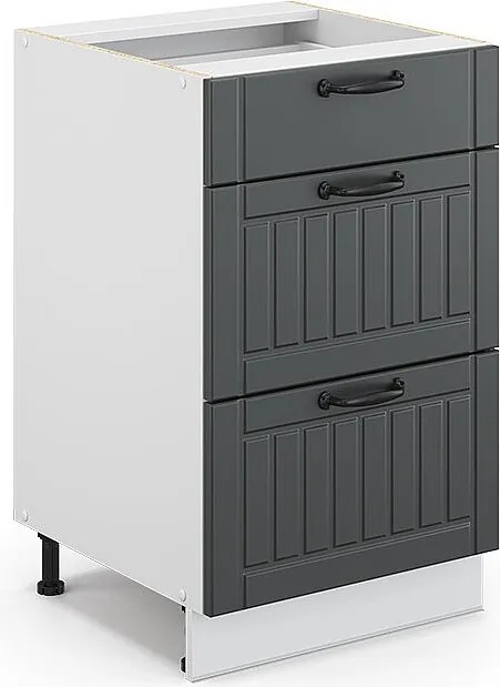 Szafka dolna do kuchni antracytowy domek wiejski 50x51.6x82 fame-line