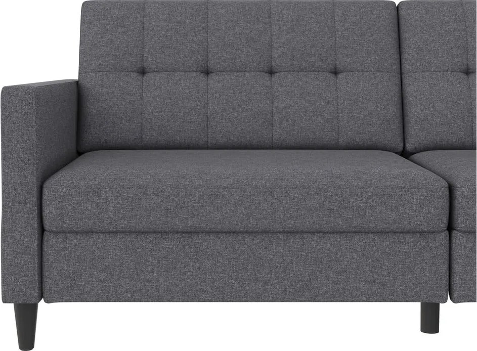Szara rozkładana sofa 203 cm Hartford – Støraa