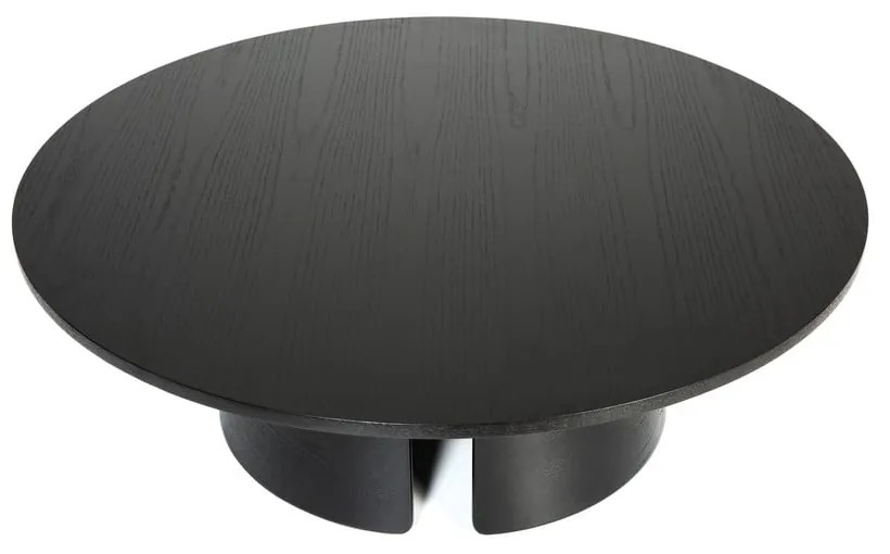 Czarny stolik Teulat Cep, ø 110 cm