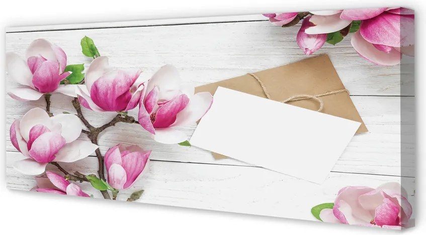 Zdjęcie na płótnie Magnolia na Deskach