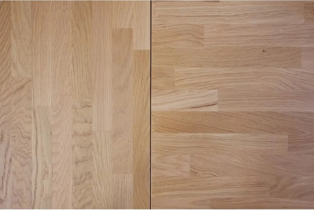 Dodatkowy blat do stołu ze szlifowanego drewna dębowego Rowico Brooklyn