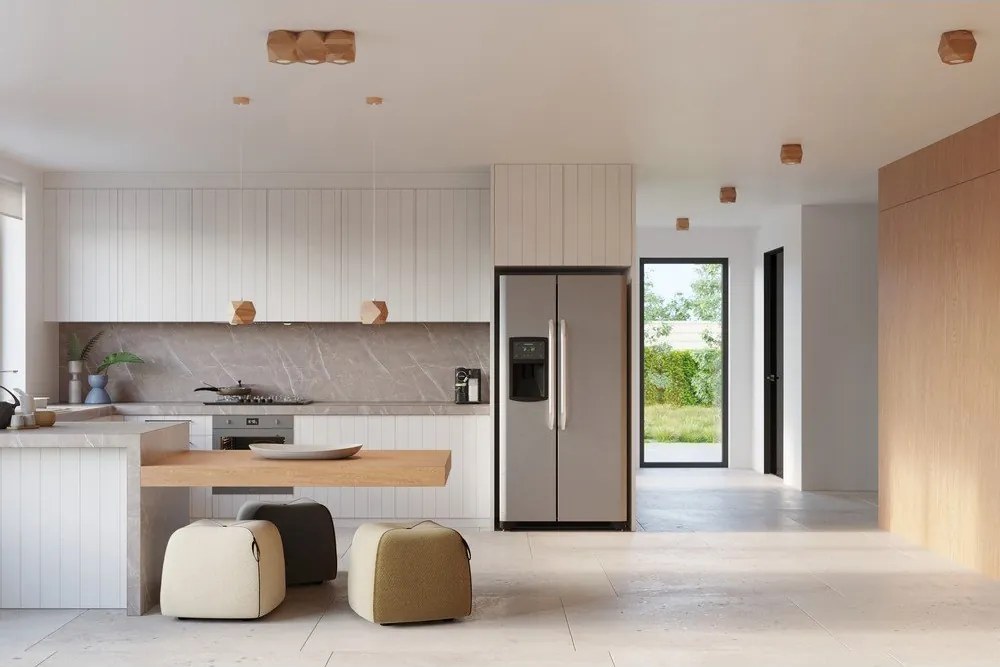 Kinkiet z litego drewna w naturalnym kolorze Vige – Sollux