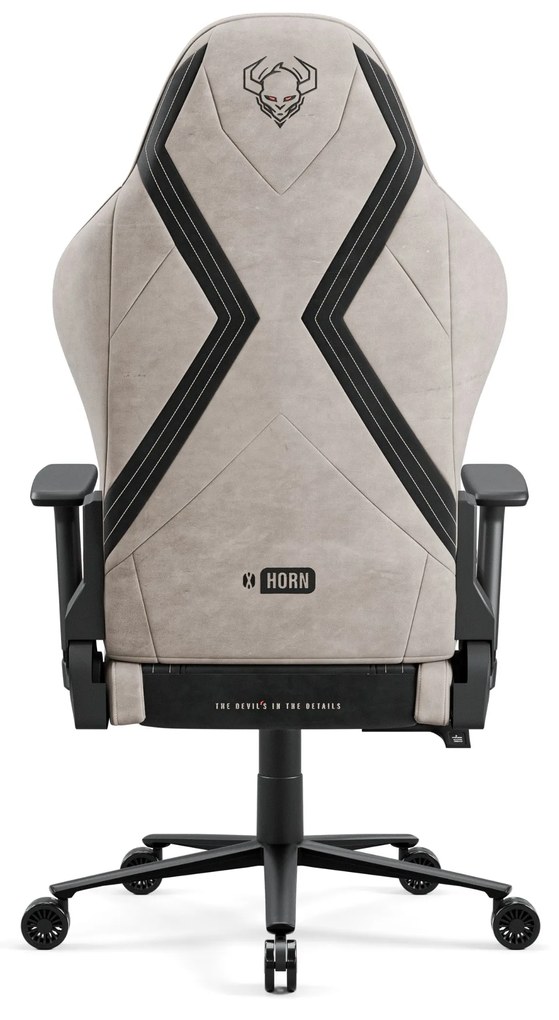 Fotel gamingowy materiałowy Diablo X-Horn 2.0, Normal Size, Camel Black