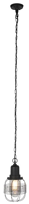 Zewnetrzna Rustykalna lampa wisząca zewnętrzna czarna IP44 - Guardado Rustykalny / Vintage Oswietlenie zewnetrzne