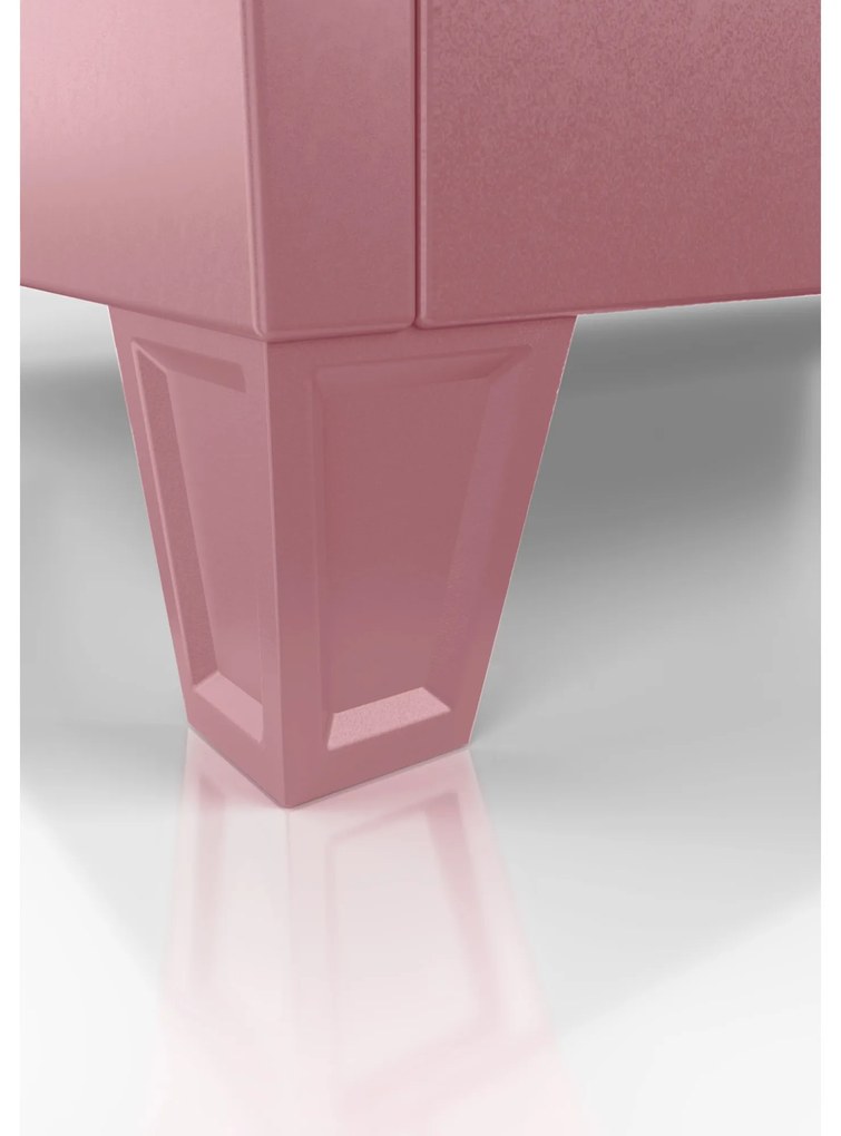 Nóżki do szafy, zestaw 4 szt. pudrowy róż