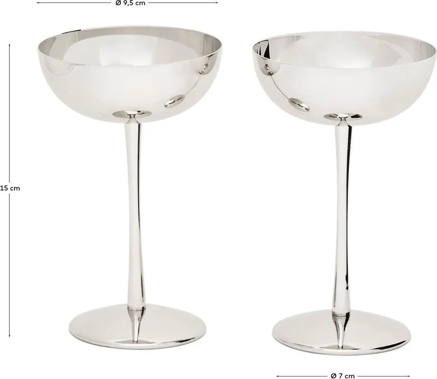 Kieliszki do wina 2 szt. Nirela – Kave Home