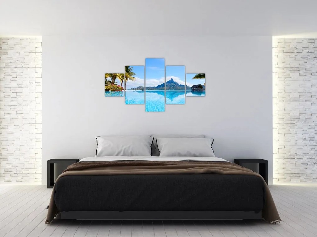 Obraz  - Bora-Bora, Polinezja Francuska (125x70 cm)