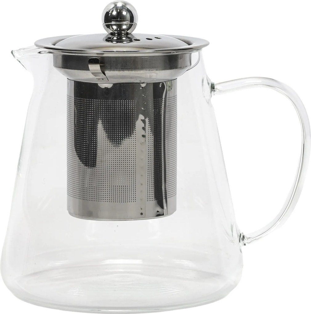 Czajnik z zaparzaczem, szklany i przezroczysty dzbanuszek, pojemny zaparzacz na herbatę.