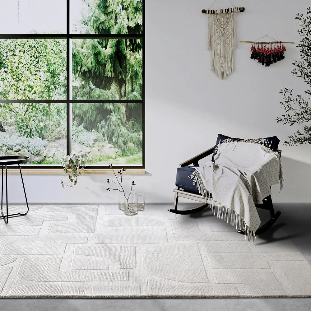 Dywan wełniany Villeroy &amp; Boch Alexis kremowy 120 cm x 170 cm