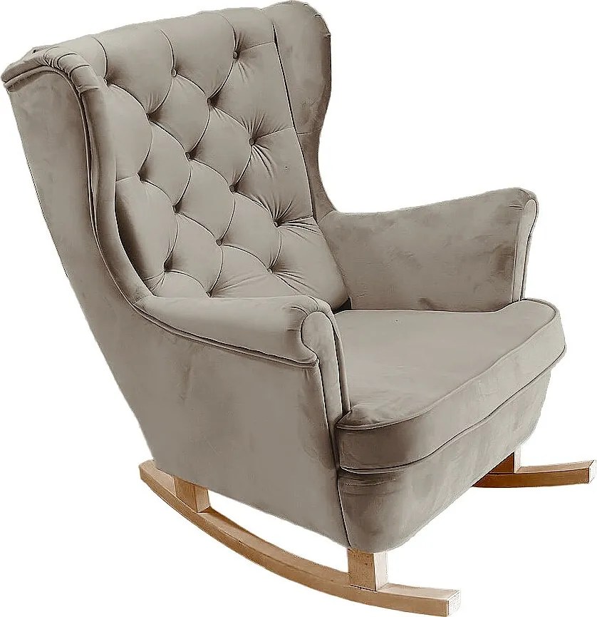 Fotel Relax z Tapicerowanym Siedzeniem i Podłokietnikami, Fotel TV 102x81x95cm Szary_29842