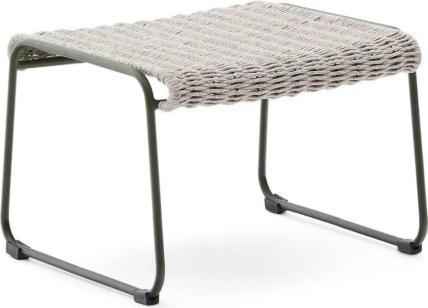 Szarozielony podnóżek ogrodowy Maurina – Kave Home