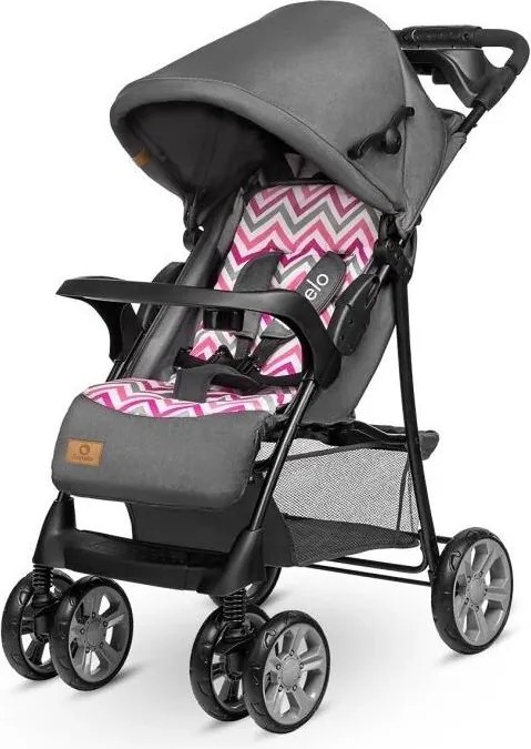 Lionelo - Wózek spacerowy EMMA PLUS szary