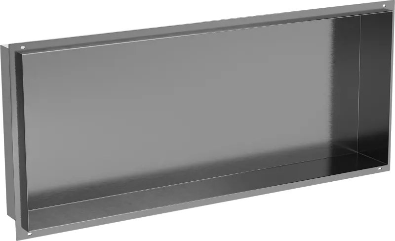 Mexen X-Wall-NR półka wnękowa bez kołnierza 75 x 30 cm, gun gray szczotkowany - 19E1753010