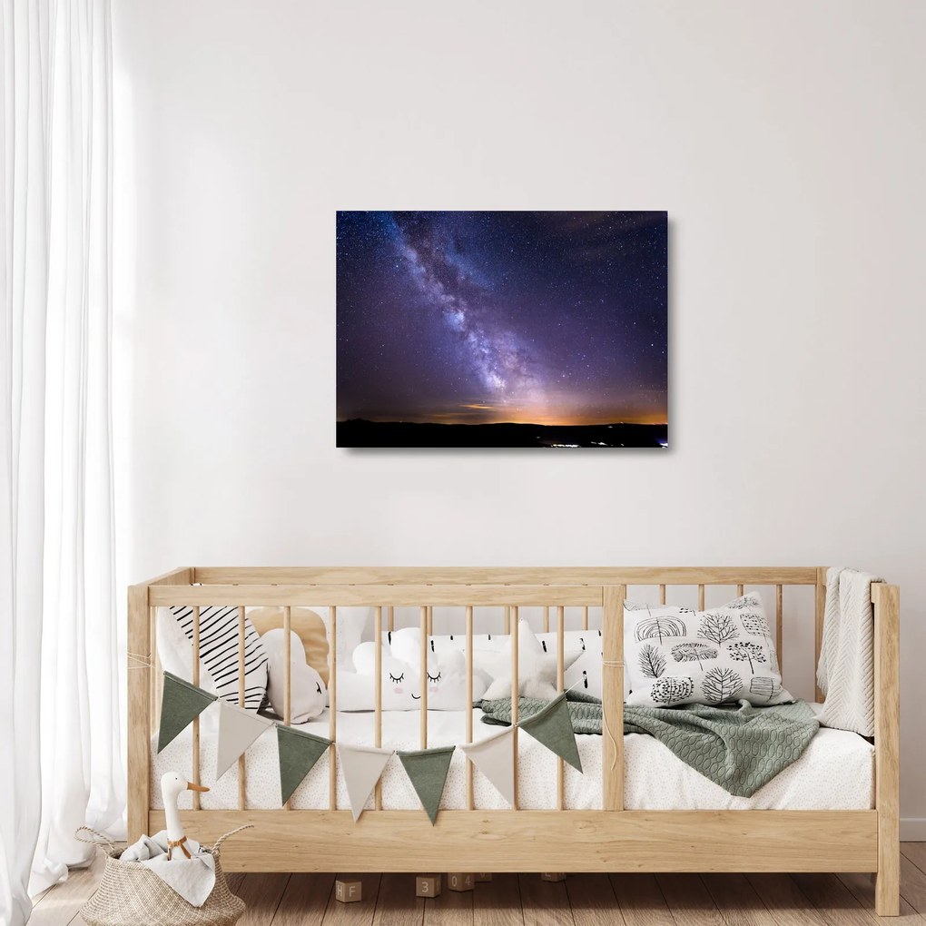 Obraz na szkle - Widok z kosmosu (70x50 cm)