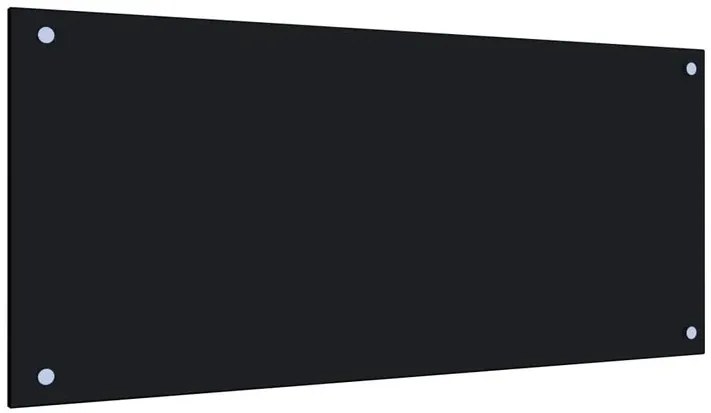 Czarny szklany panel ochronny na ścianę P2-P70