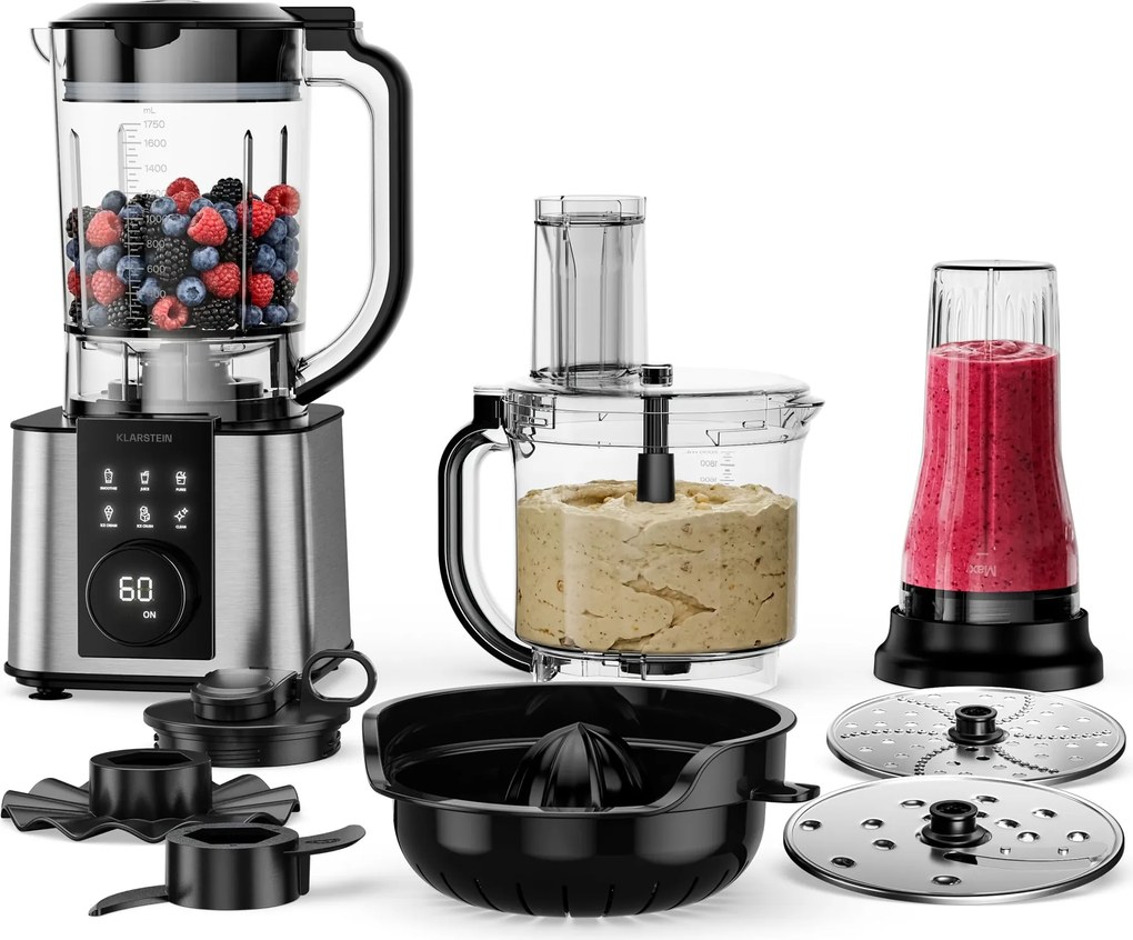 Klarstein Verosteel robot kuchenny z blenderem 1200 W 1,75 l