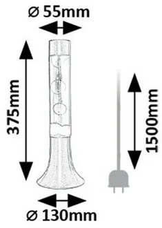 Rabalux 76026 dekoracyjna lampa stołowa LEDPoppilol, pomarańczowo-czerwona