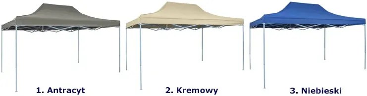Rozkładana kremowa altana ogrodowa - Sloe