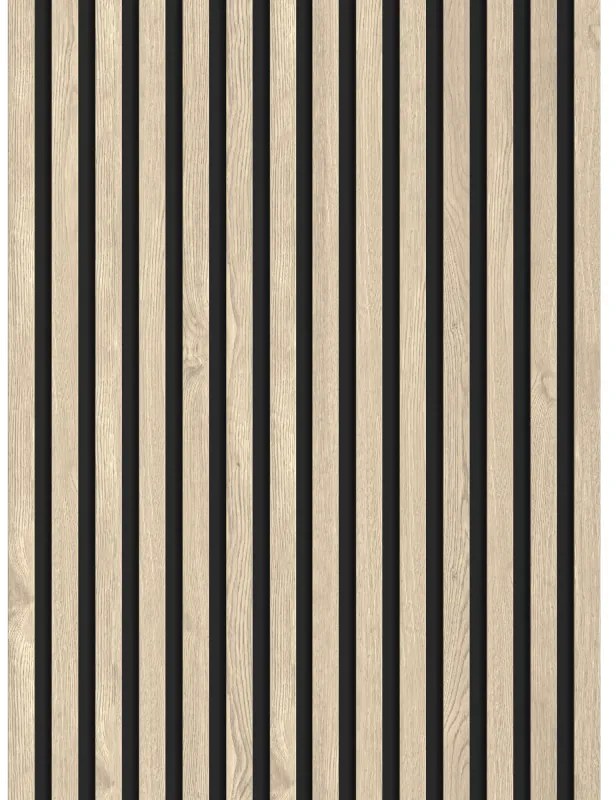 Mexen Lam-B lamele ścienne 275 x 31,5 cm, płyta HDF 4 mm, Dąb Perłowy - S100-275317-2812-058