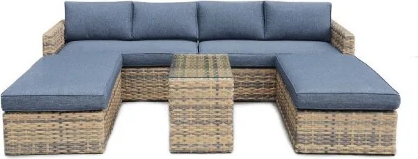 HARTFORD Zestaw sofy rattanowej