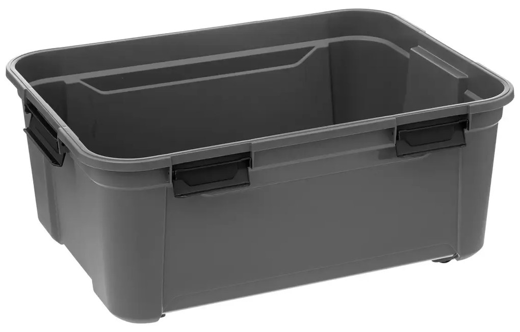 Pudło na kółkach z pokrywą BUNKER+, 120 l