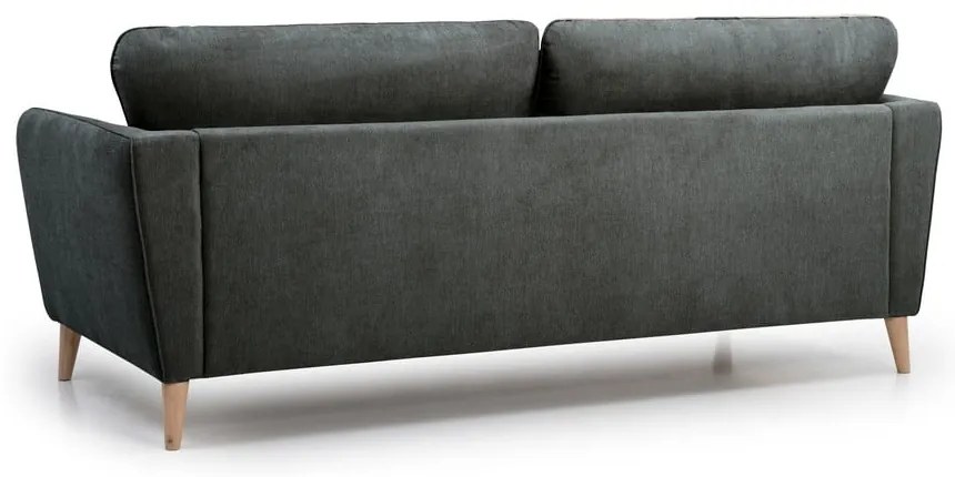 Antracytowoszara sofa Scandic Oslo, 206 cm