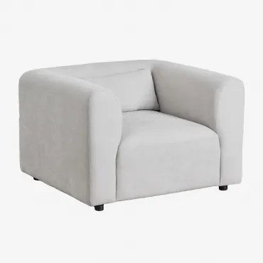 Fotel Fogler Tkaniny Jasnoszary - Sklum