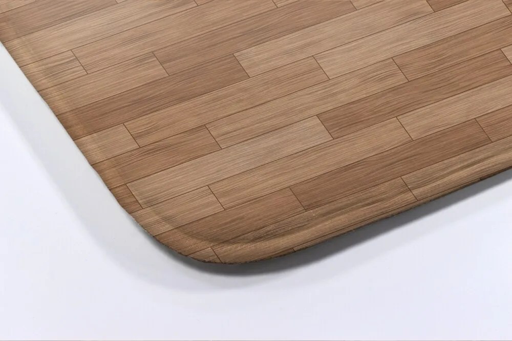 Antypoślizgowy dywanik łazienkowy Antypoślizgowy dywanik łazienkowy Drewniana podłoga