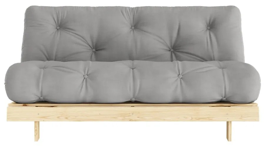 Szara rozkładana sofa 160 cm Roots – Karup Design