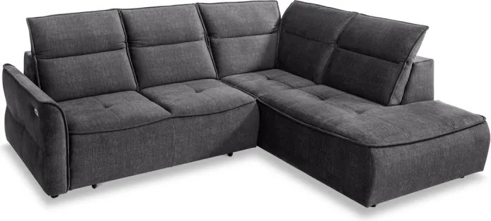 Narożnik MURILLO L z elektryczną regulacją siedziska Prawostronny w tkaninie VOGUE 15 WERSAL