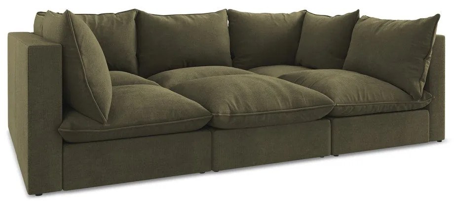 Sofa w kolorze khaki 255 cm Manao – Makamii