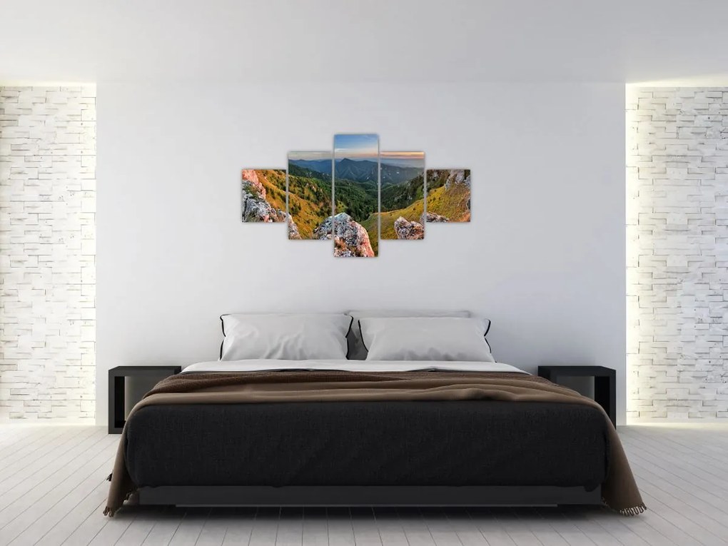 Obraz - Krajobraz górski (125x70 cm)