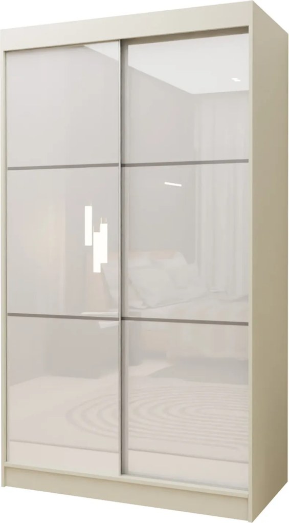 Szafa Przesuwna VITALE 120 cm Szafa Dwudrzwiowa Kaszmir