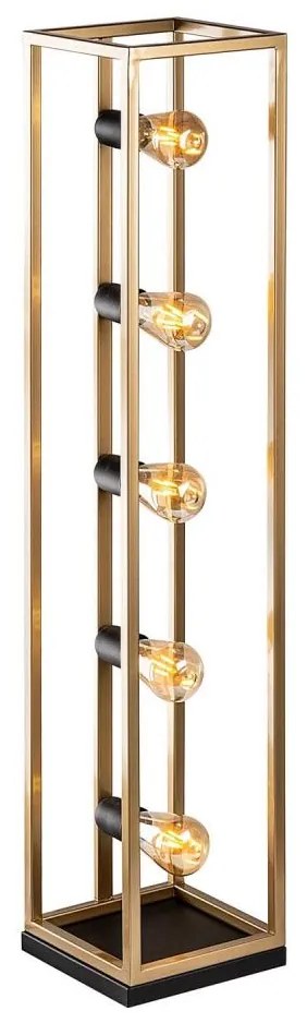 Lampa podłogowa KAFES 5xE27/40W/230V złota