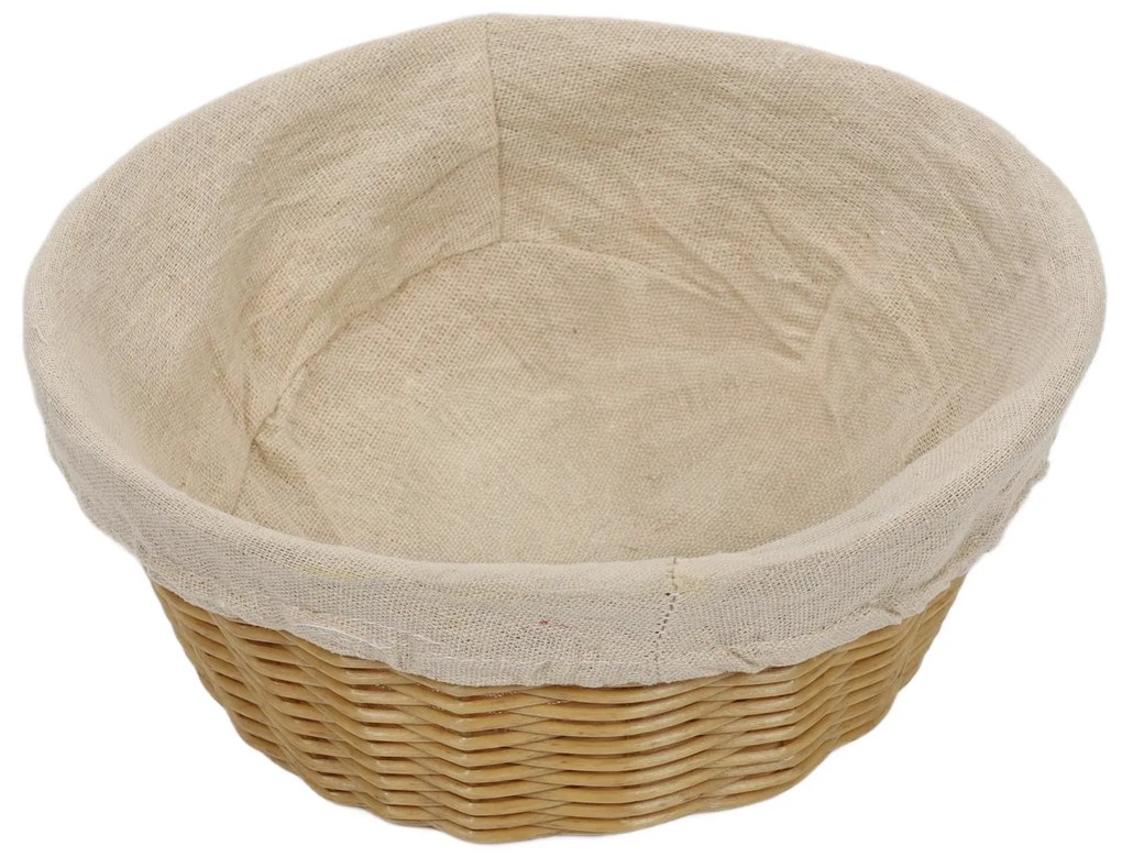 Koszyk na pieczywo z materiałową wyściółką, Ø 25 cm, Kesper