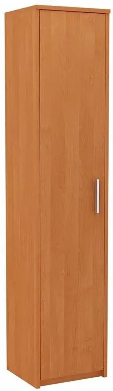 Wysoki regał z półkami i drzwiczkami olcha Z2-N07